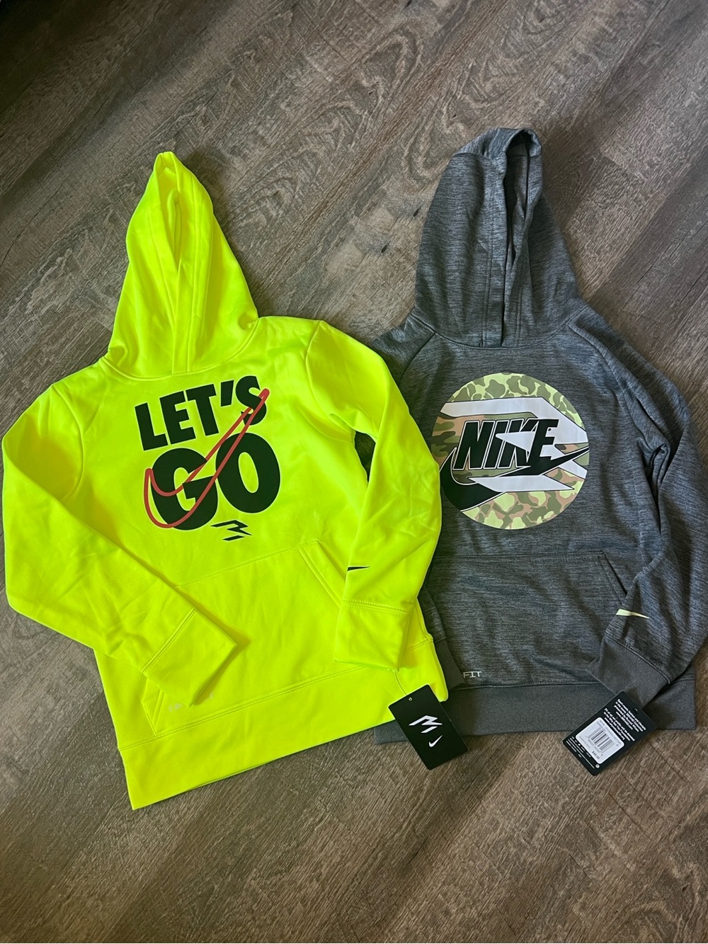 Nike 3BRAND by Russell Wilson Boys Fleece Active Hoodies (Set of 2)- Size Small